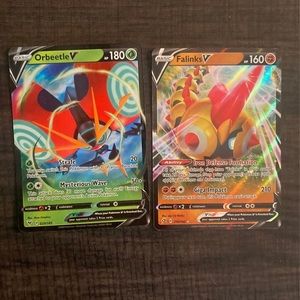 Orbeetle and Falinks Cards